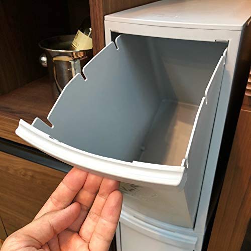Amazon｜AZUMAYA ダストボックス 2段 グレー SGS-932GY｜フタ付き